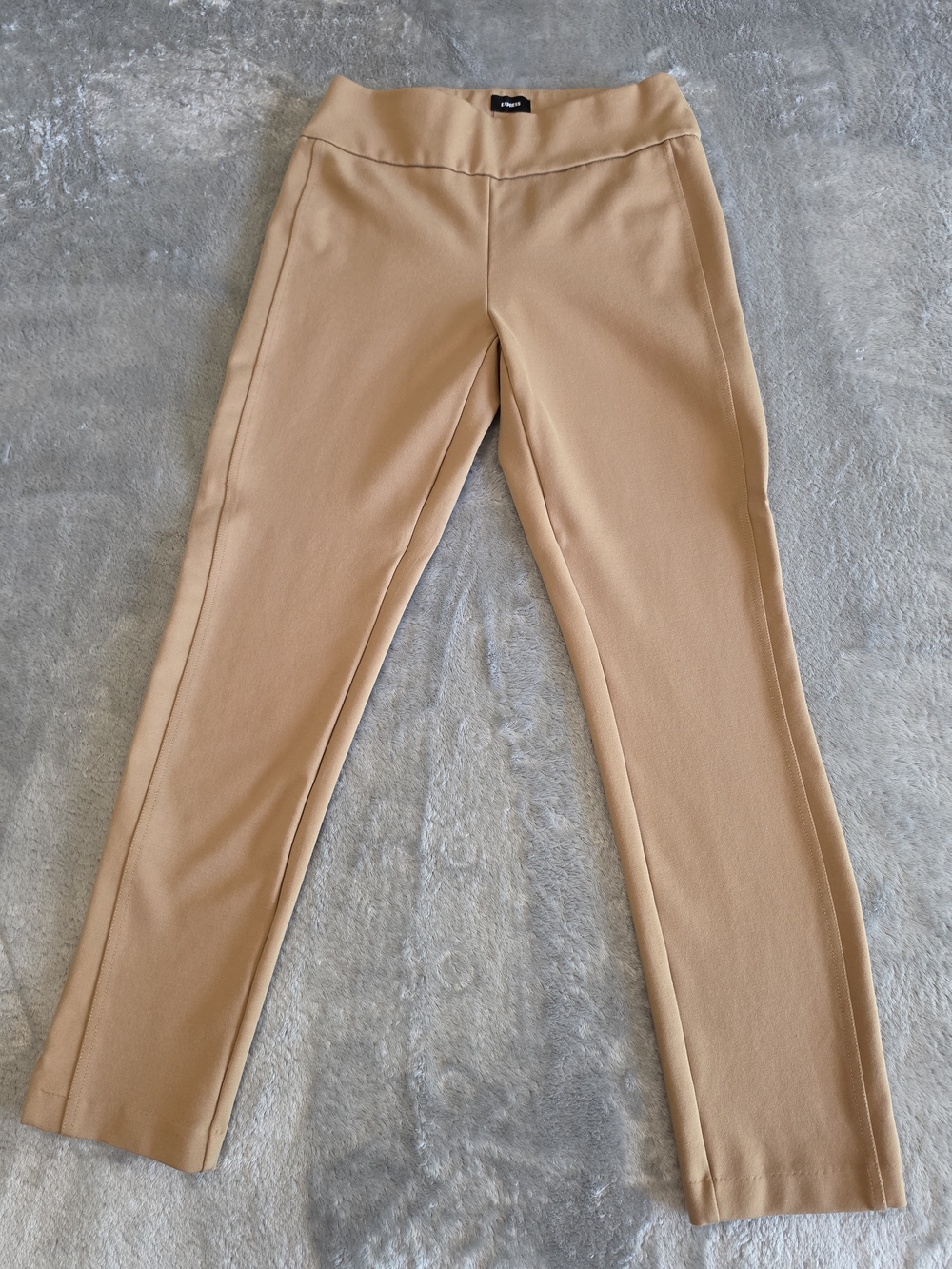 Express Straight Leg Ponte Pants in Camel